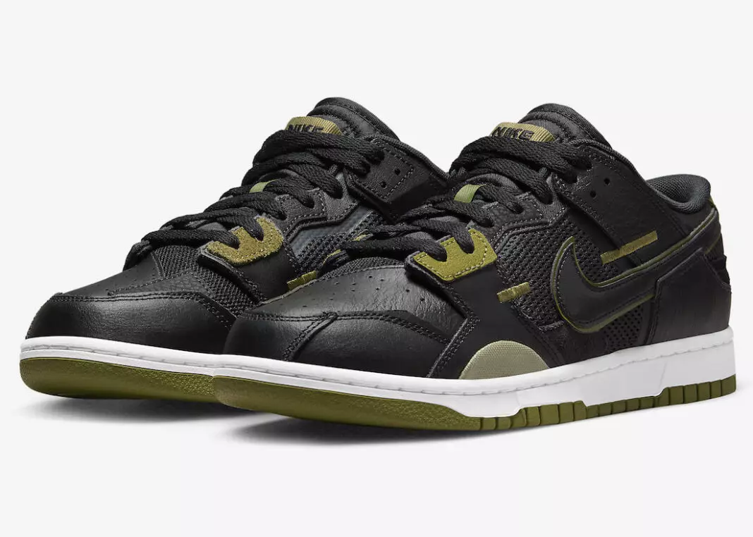 Nike Dunk Low Scrap Black Olive DM0128-001 Data lansării