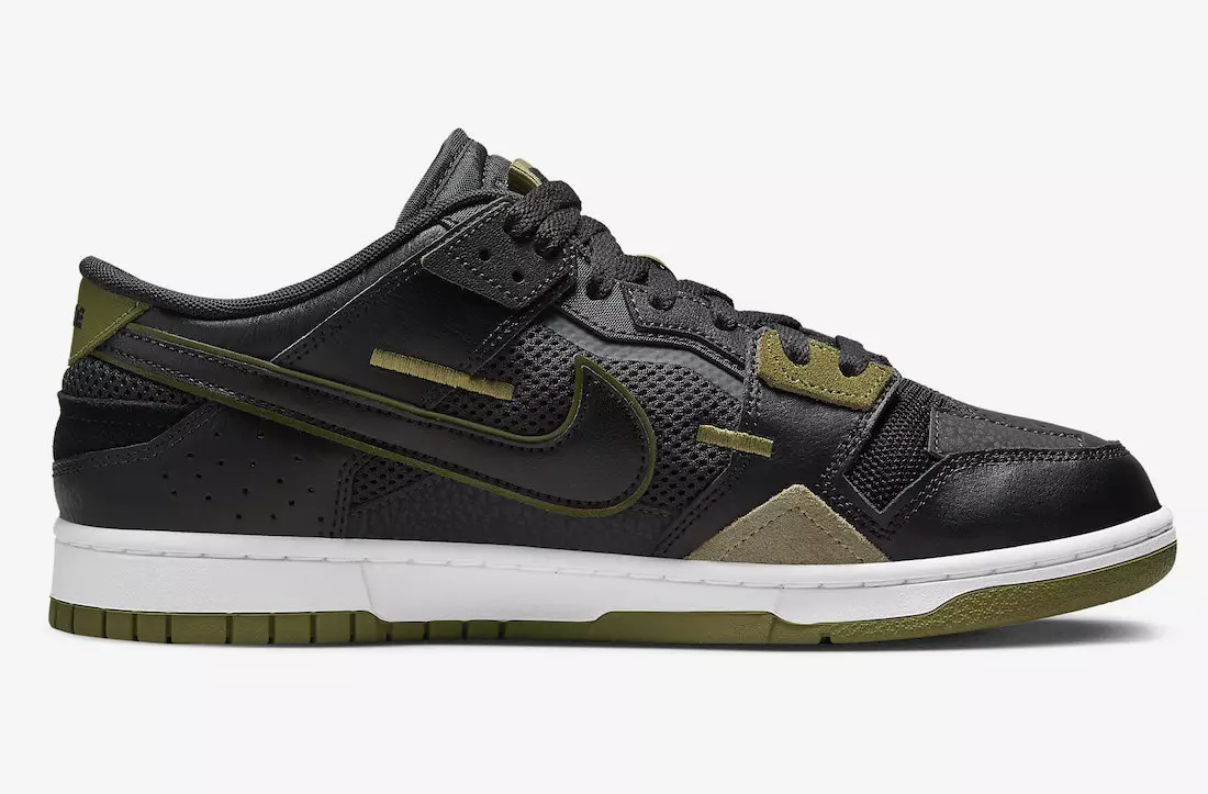 Nike Dunk Low Scrap Black Olive DM0128-001 Útgáfudagur