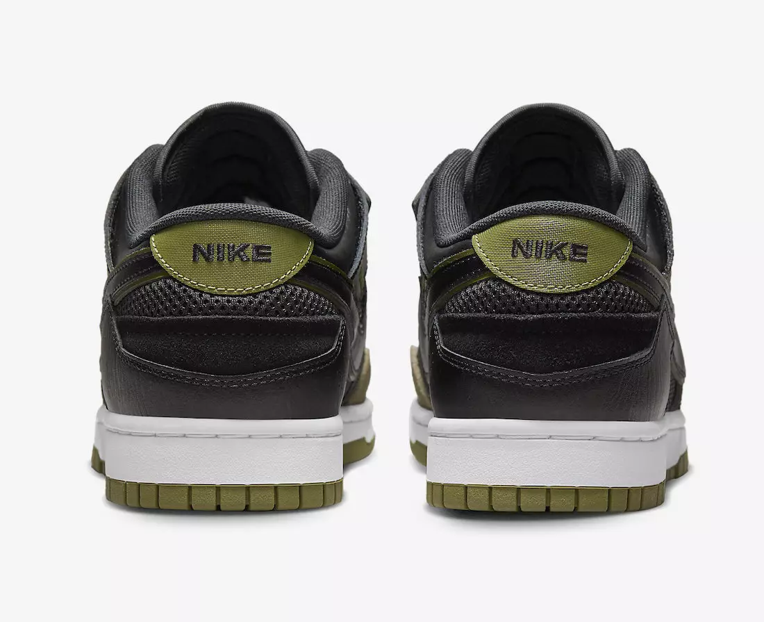 Nike Dunk Low Scrap Black Olive DM0128-001 Utgivningsdatum