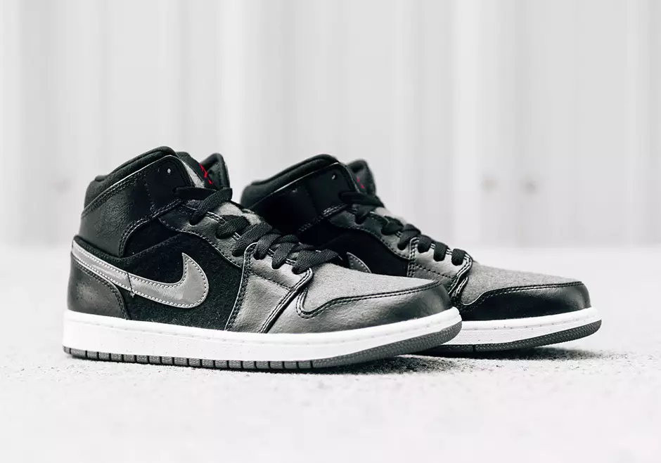 Air Jordan 1 Mid Winter Sort Uld