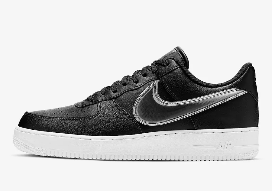 Nike Jirrilaxxaw Aktar Air Force 1s B'Logos Swoosh Oversized 66665_6