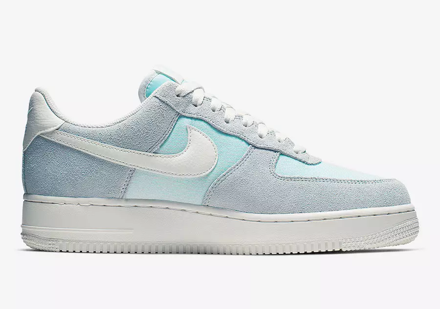 Tarehe ya Kutolewa ya Nike Air Force 1 Ghost Aqua AQ8741-400