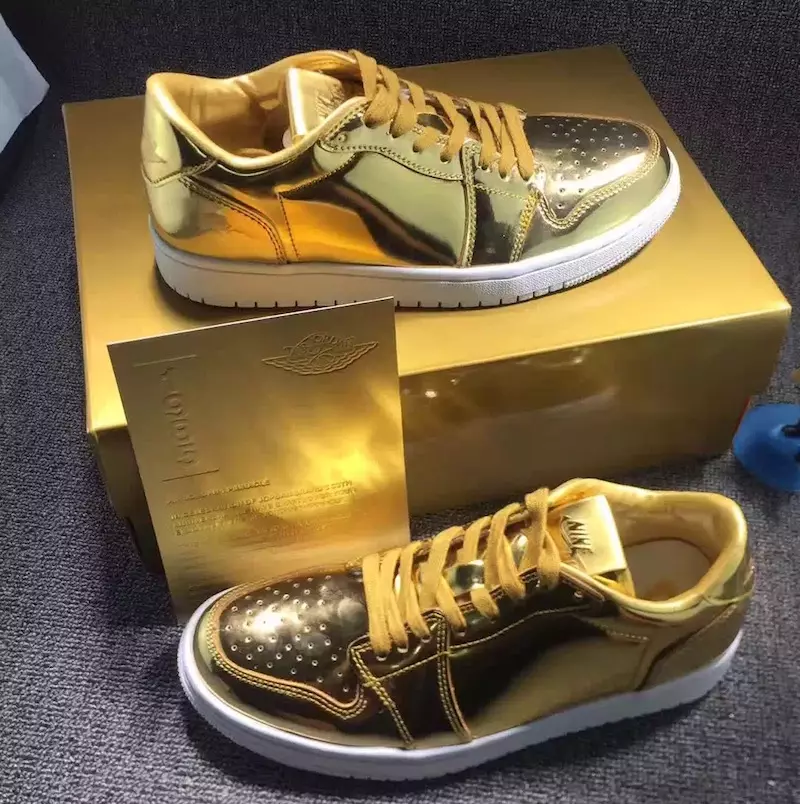 Air Jordan 1 Төмен Pinnacle Алтын