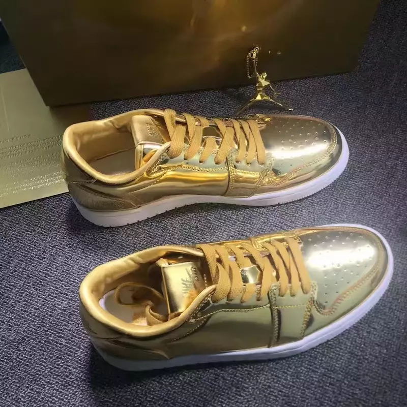 Air Jordan 1 Gold me majë të ulët