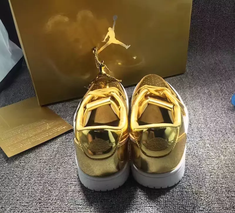 Air Jordan 1 Düşük Pinnacle Altın