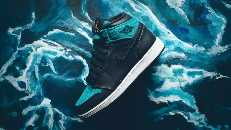 Air Jordan 1 Yüksek Rio Teal 332148-011