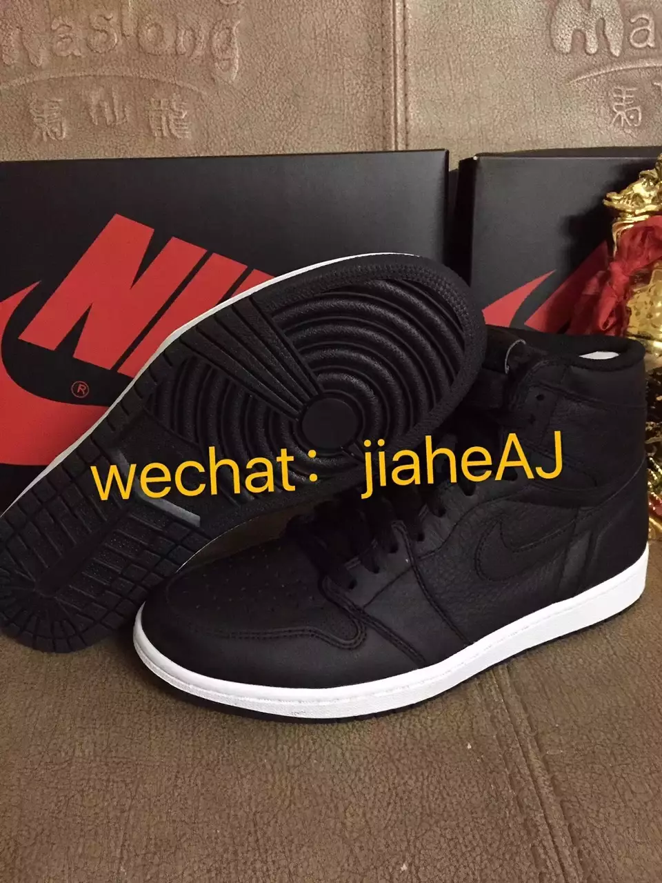 Air Jordan 1 OG Nero 2017 Retro