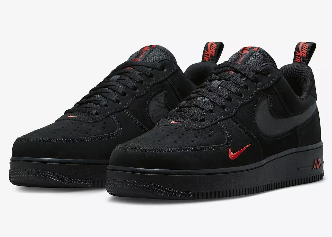 Nike Air Force 1 Pastki aks ettiruvchi Swooshlar bilan