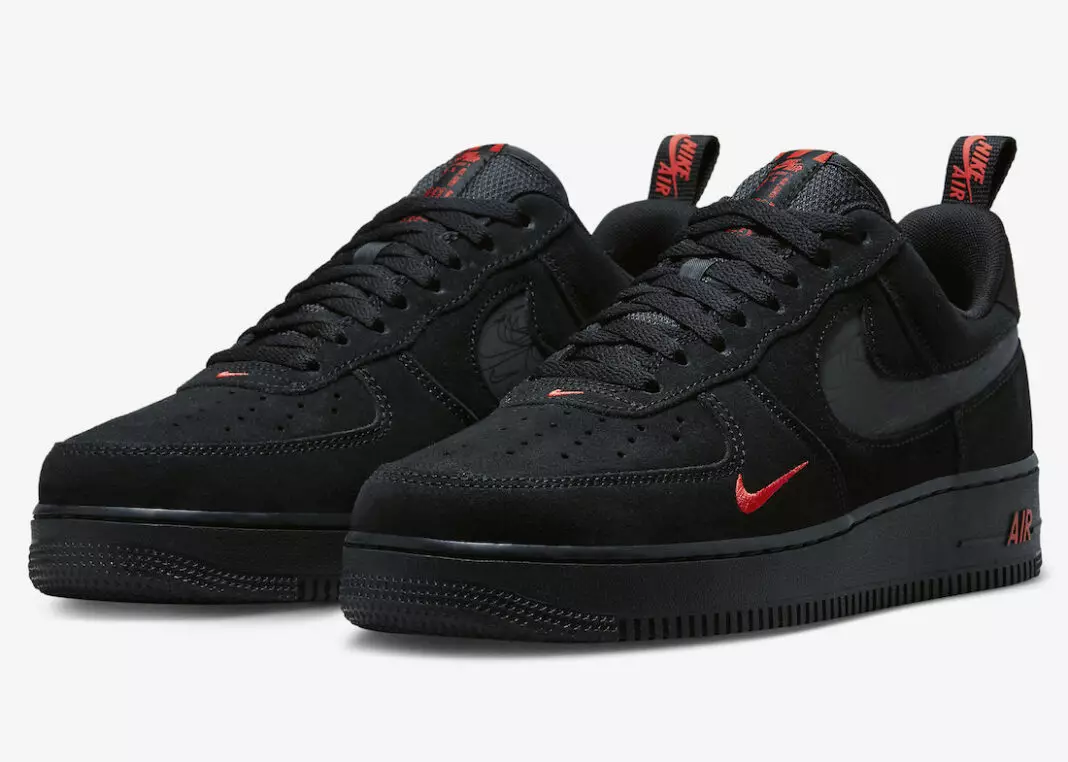 Nike Air Force 1 төмен шағылыстырғыш свуштары бар 6673_1