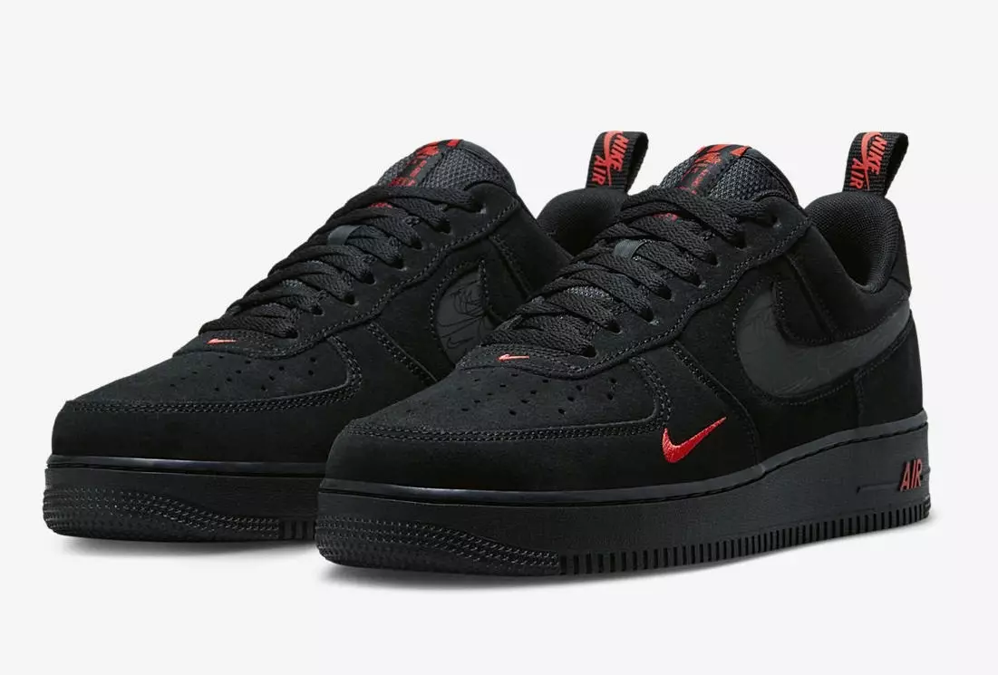 Ημερομηνία κυκλοφορίας Nike Air Force 1 Low Black Orange DZ4514-001