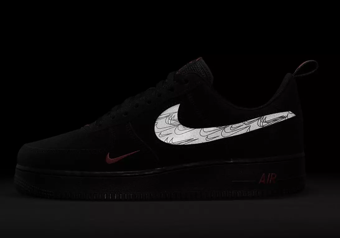 Nike Air Force 1 Low Black Orange DZ4514-001 תאריך שחרור