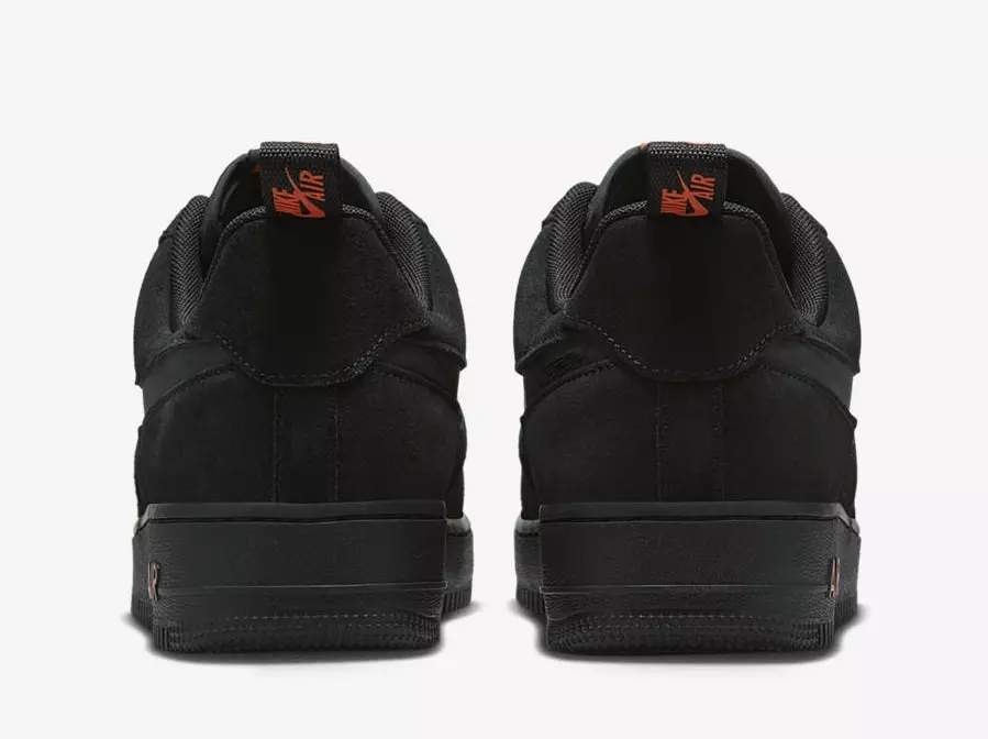 Ημερομηνία κυκλοφορίας Nike Air Force 1 Low Black Orange DZ4514-001