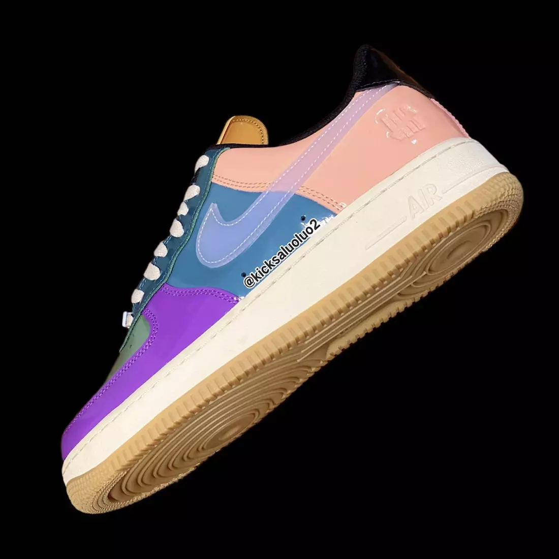 Obefegrad Nike Air Force 1 Low Multi Color Patent Releasedatum