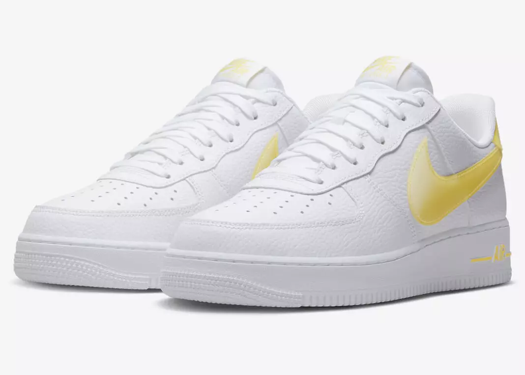 Nike Air Force 1 Low Jumbo Swoosh Bílá Žlutá DV3505-101 Datum vydání