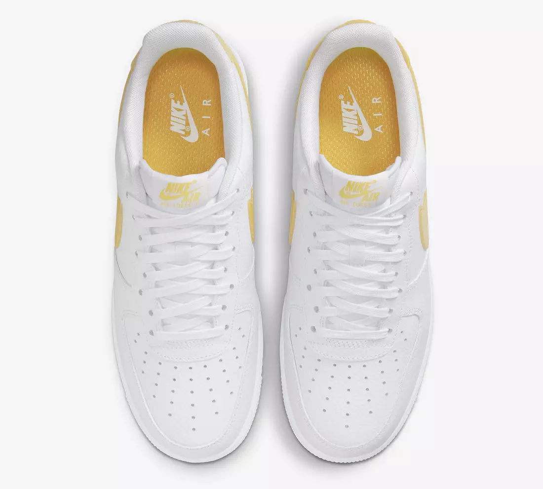 Nike Air Force 1 Low Jumbo Swoosh White Yellow DV3505-101 Дата выпуска