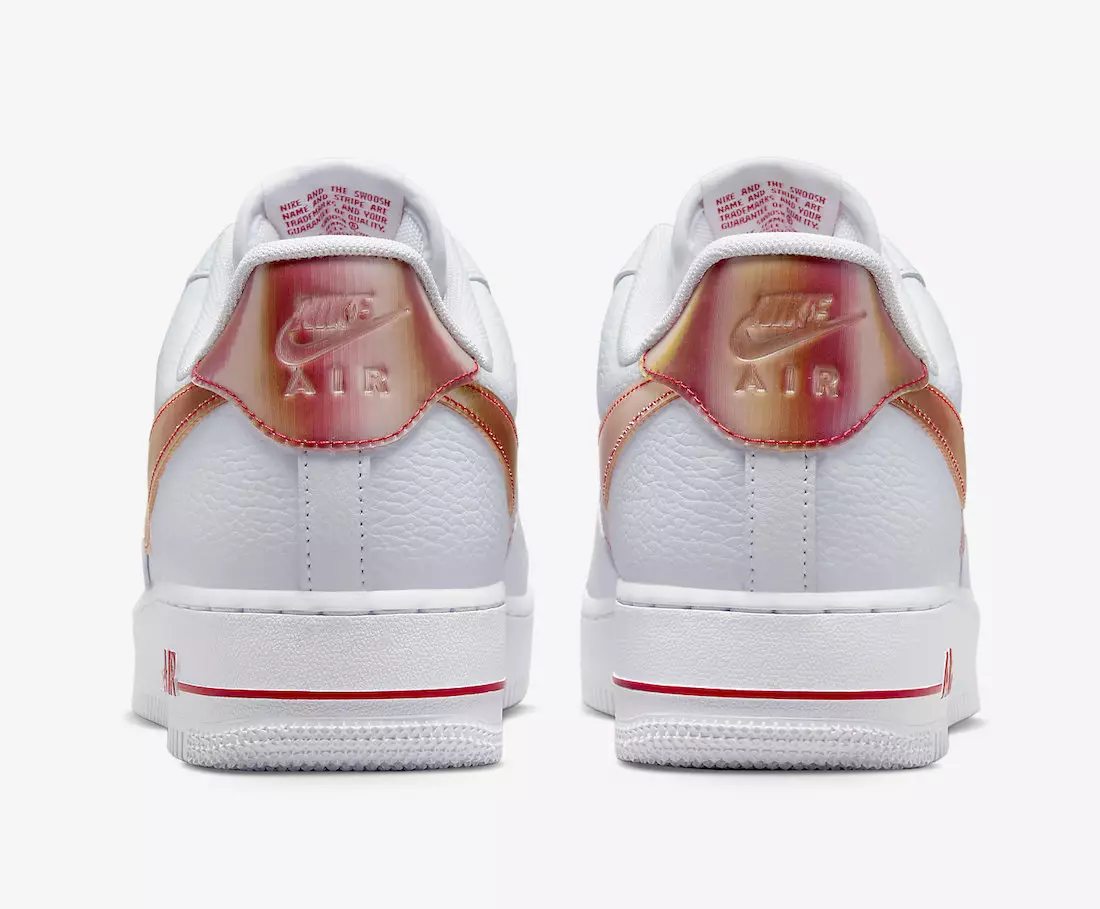 Nike Air Force 1 Бага Цагаан Улбар шар өнгийн Jumbo Swoosh худалдаанд гарсан огноо