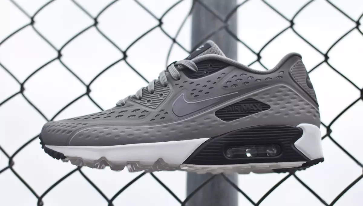 Nike Air Max 90 Ultra BR gri me pluhur të zi