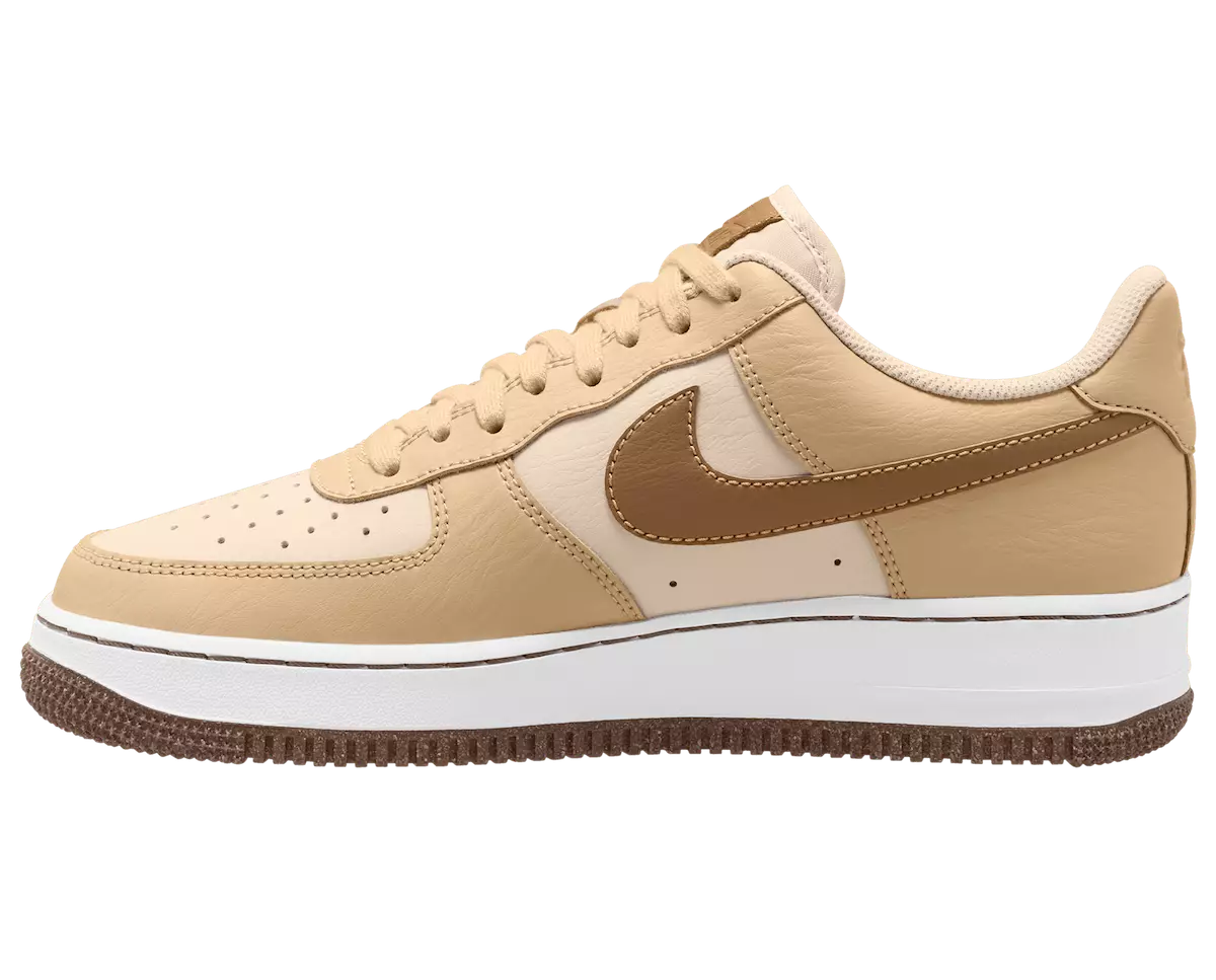 Nike Air Force 1 Low EMB Pearl White Ale Brown Sesame White DQ7660-200 – Erscheinungsdatum