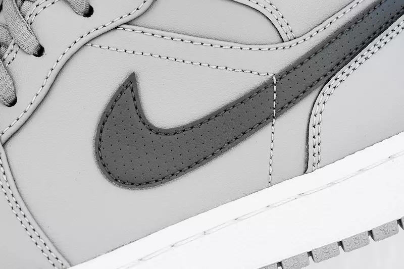 Air Jordan 1 Mid Wolf Grey Cool Grey