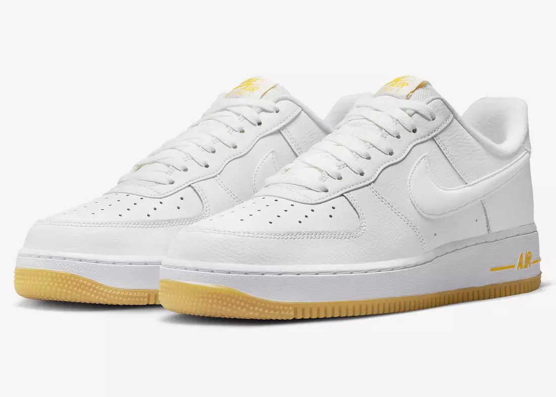 Date de sortie de la Nike Air Force 1 Low Blanche Jaune Gum DZ4512-100