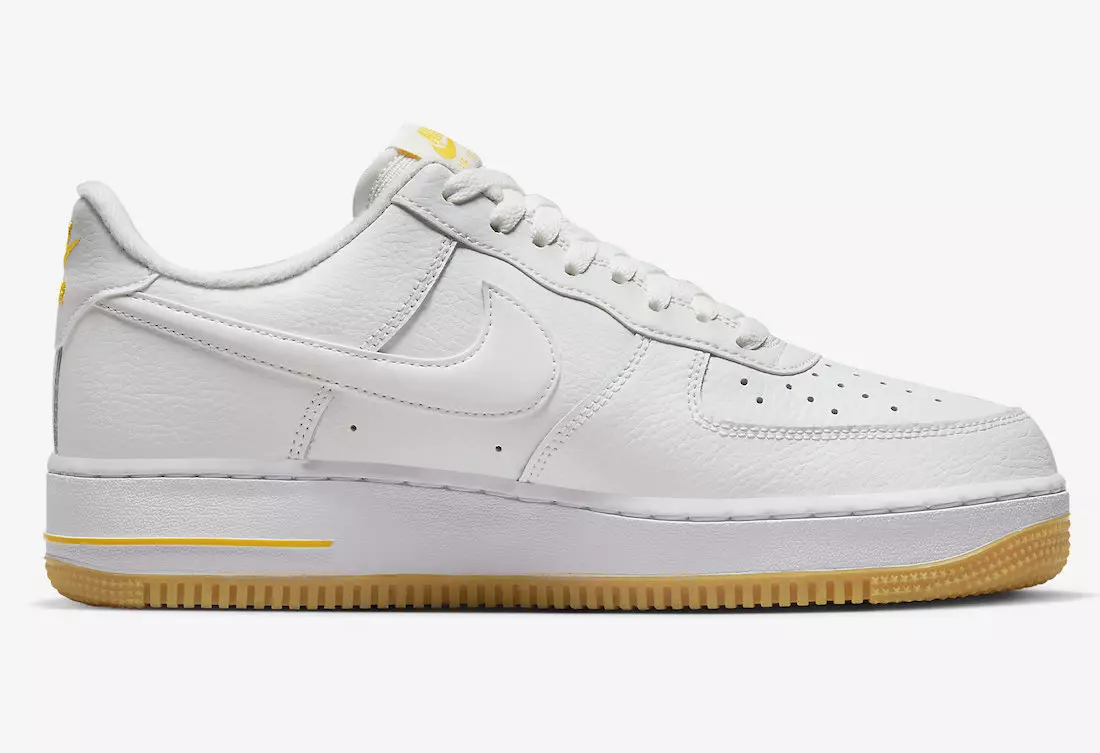 Nike Air Force 1 Төмен ақ сары сағыз DZ4512-100 Шығарылған күні