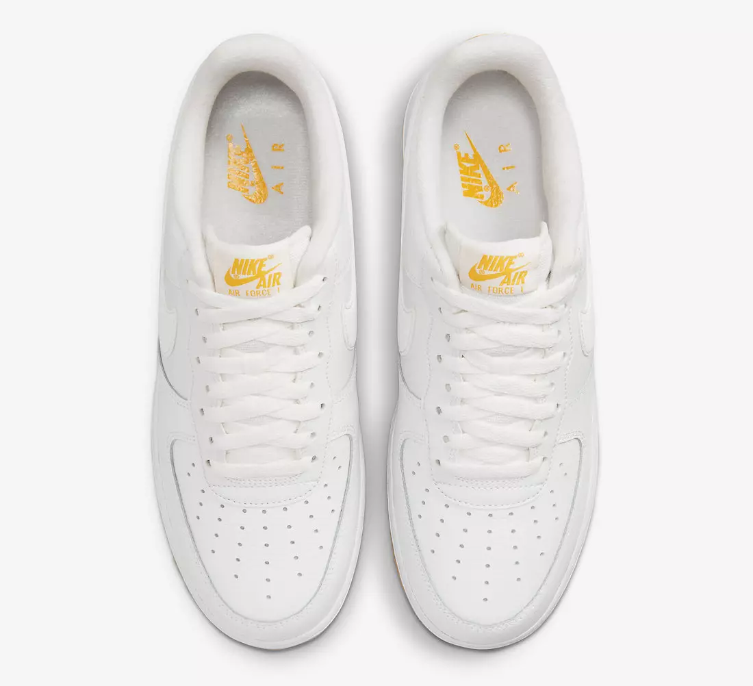 Nike Air Force 1 Low White Yellow Gum DZ4512-100 Útgáfudagur