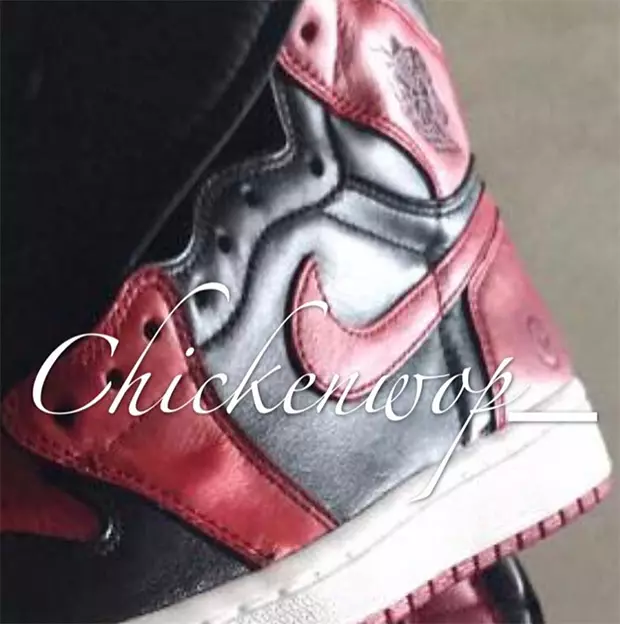 reka bentuk serpihan Air Jordan 1 Bred Banned Alternate