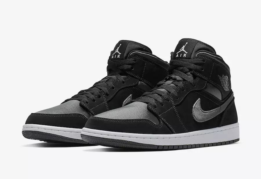 Šis „Air Jordan 1 Mid“ yra su nailono medžiaga