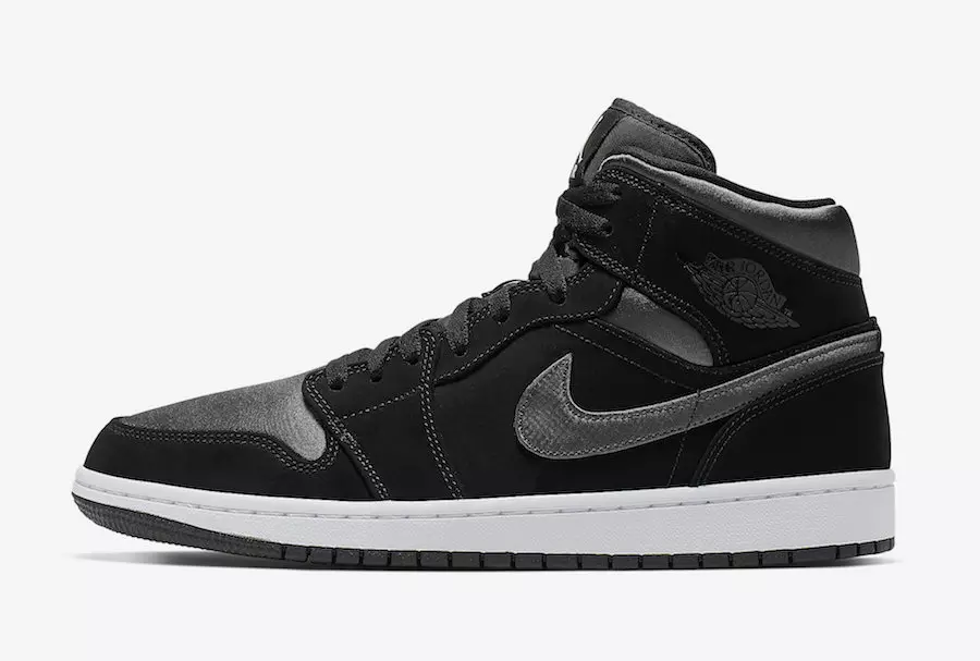 تاریخ انتشار Air Jordan 1 Mid Black Grey 852542-012