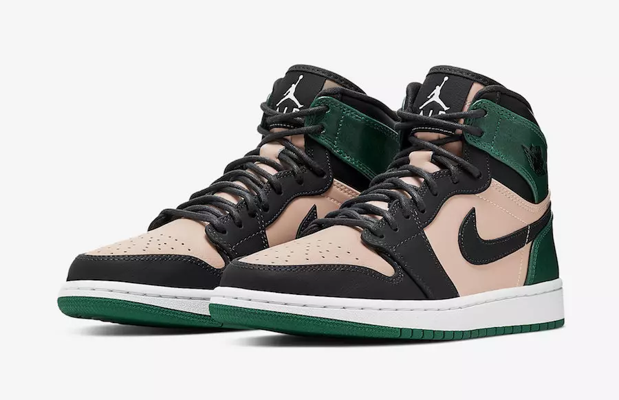 Air Jordan 1 High Release z popękaną metaliczną skórą