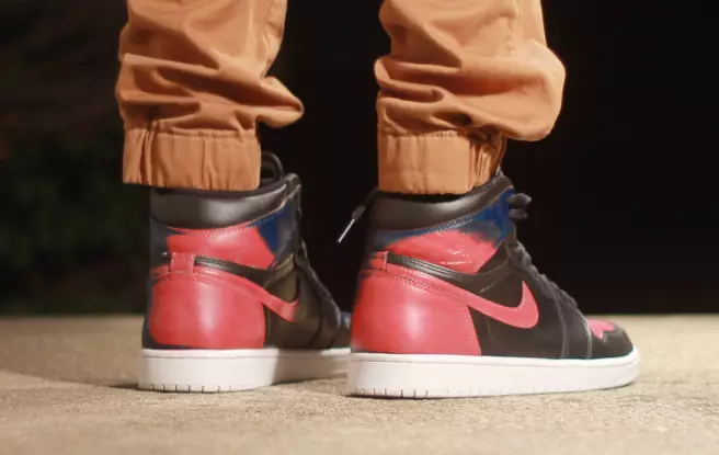 Air Jordan 1 Royal Breed Benotzerdefinéiert Rocket Boy Nift