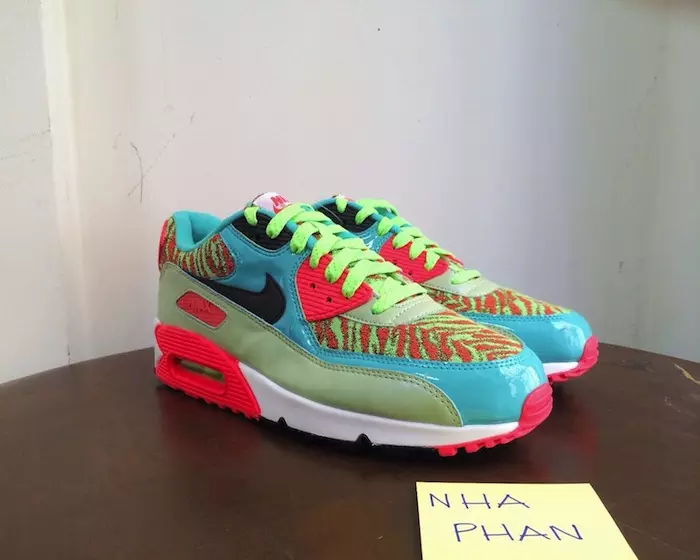 Nike Air Max 90 25-årsjubileum Neon Infraröd