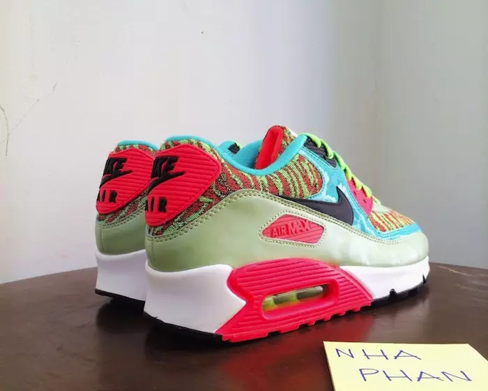 nike-air-max-90-25-kỷ niệm-neon-hồng ngoại-2