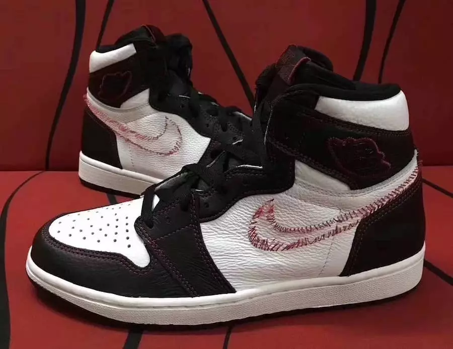 Air Jordan 1 Retro High OG White Black Dynamic Yellow University Red 555088-170 Tarikh Tayangan