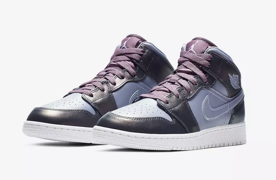 Хүүхдэд зориулсан онцгой Air Jordan 1 Төмөр ягаан өнгөтэй