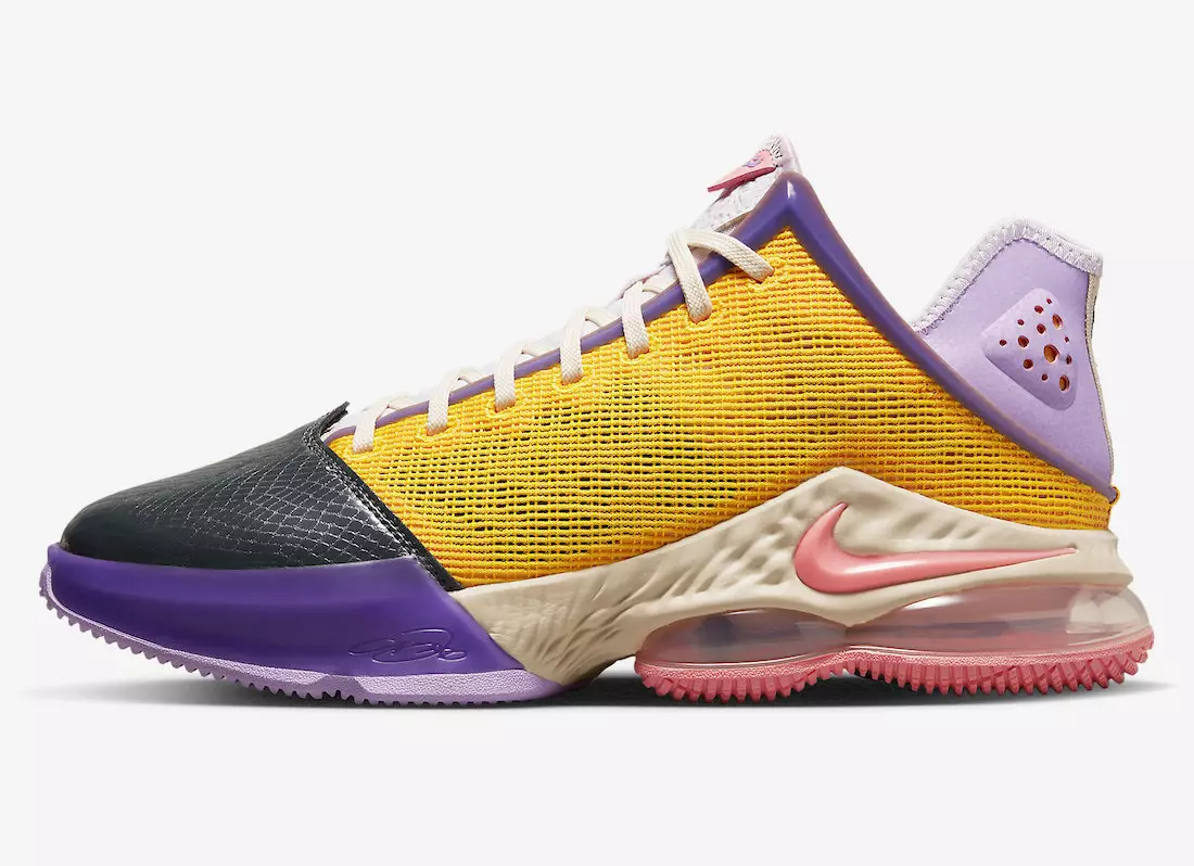 Nike LeBron 19 Low Lilac Pink Glaze Dark Smoke Grey DO9829-500 Útgáfudagur