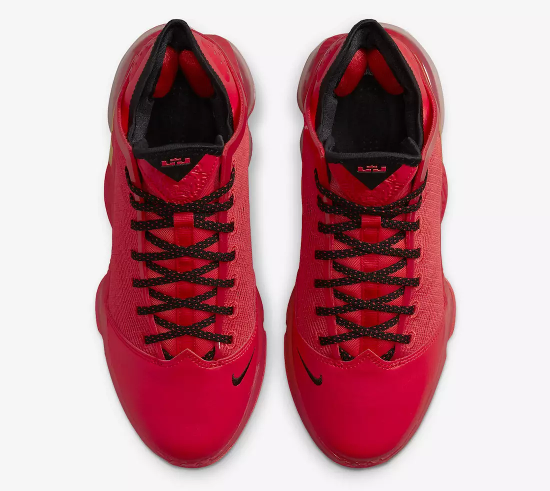 Nike LeBron 19 Low Red Black Gold DO9829-600 Dátum vydania