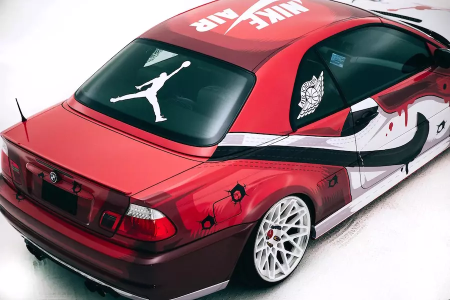 Проверете го овој прилагоден BMW M3 инспириран од Air Jordan 1