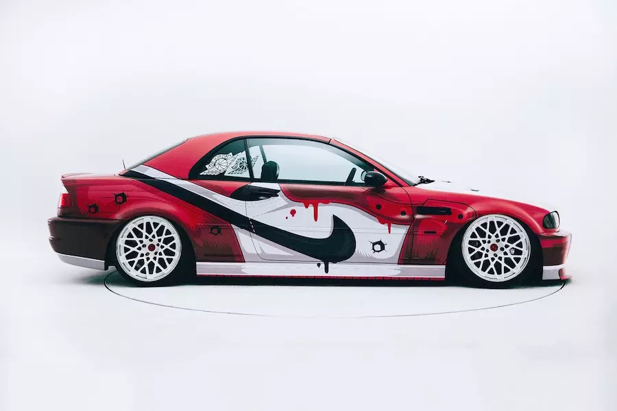 Mukautettu BMW M3 Air Jordan 1 Chicago 400ML iAcro