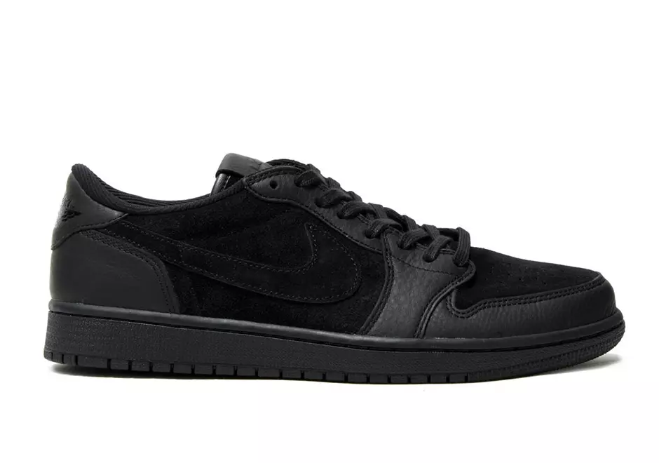 Air Jordan 1 Low Premium Triple Schwarz 919701-010