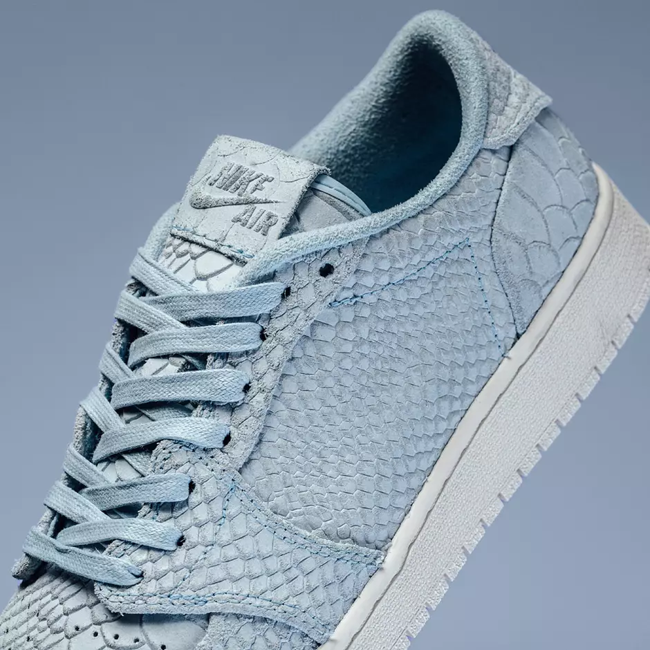 Air Jordan 1 Low Swooshless Ice Blue Releasedatum