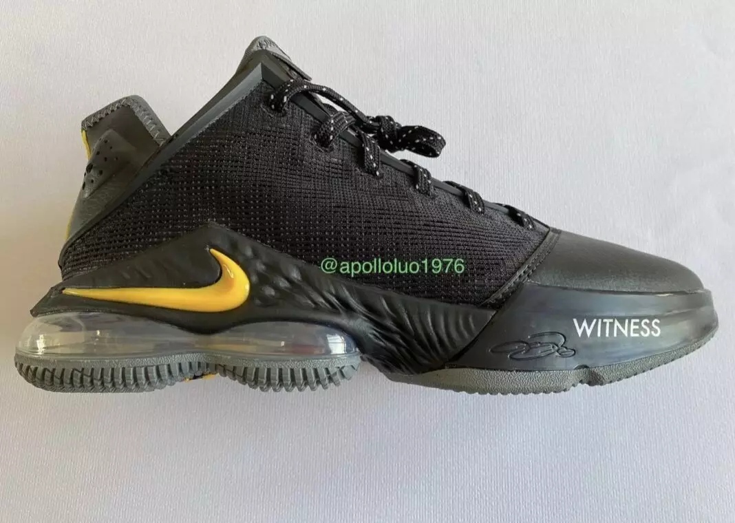 Nike LeBron 19 Low Witness Black University Gold Releasedatum