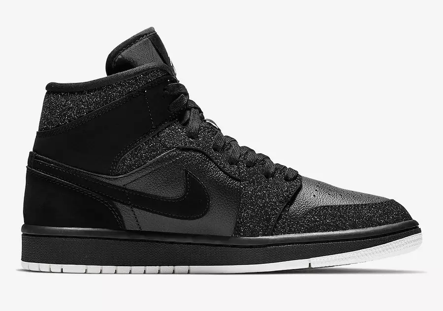 Air Jordan 1 WMNS Glitter Black White BQ6472-001 Чыгарылган датасы