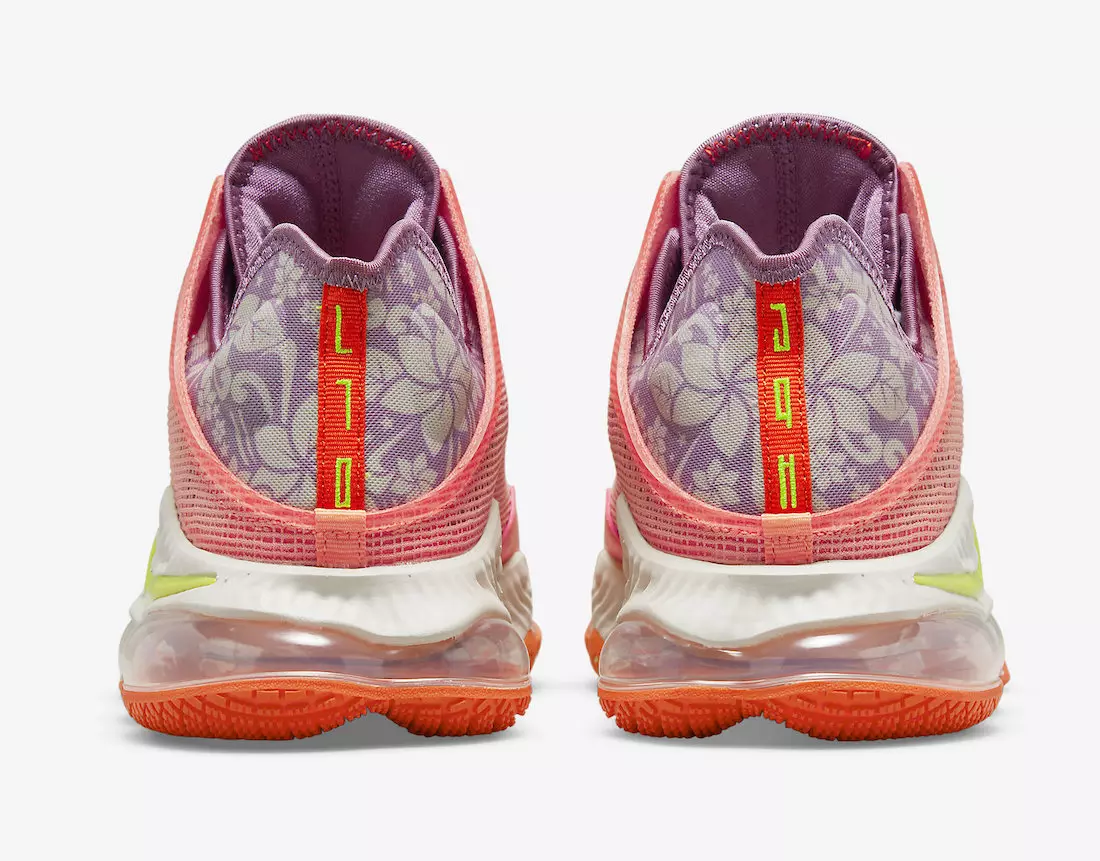 Nike LeBron 19 Low Hawaii DQ8344-600 Data de lançamento