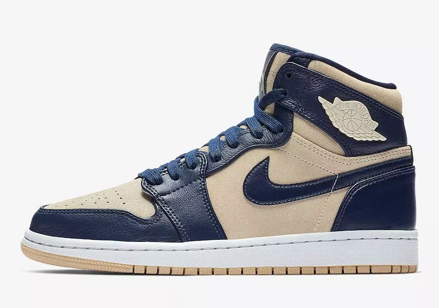 Ngày phát hành Air Jordan 1 Midnight Navy Light Cream AQ9131-401