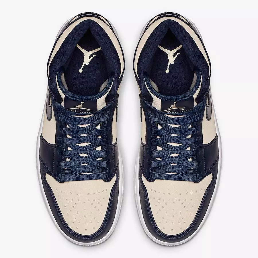 Air Jordan 1 Mid Midnight Navy Light Cream AQ9131-401 Datum izlaska