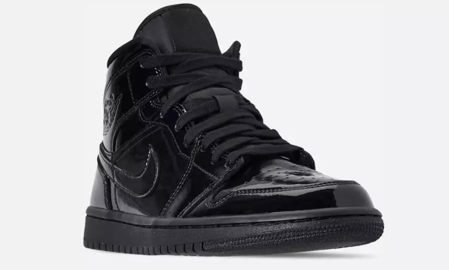 Air Jordan 1 középső lakkbőr fekete BQ6472-002