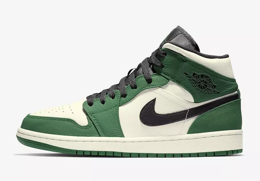 Air Jordan 1 Mid Pine Green 852542-301 Data tal-Ħruġ