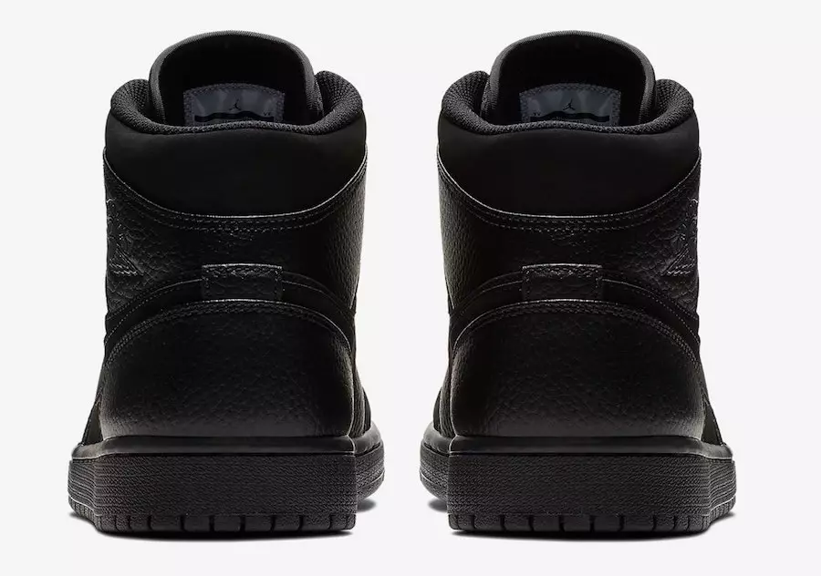 Air Jordan 1 Mid Triple Black 554724-064 تاريخ الإصدار