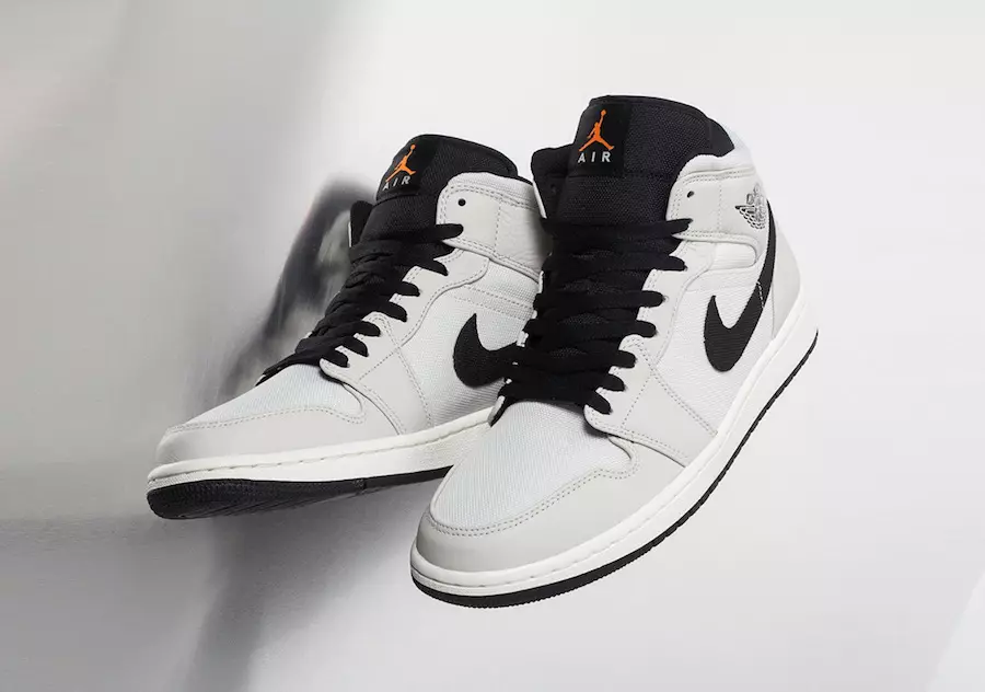 Air Jordan 1 Mid Releasing s gornjim dijelom od platna